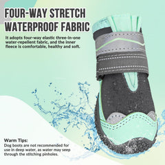 SlowTon wide slits enable easy on-off for quick paw protection.