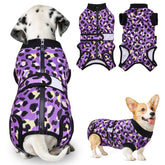 SlowTon Recovery Suit for Dogs with back zipper enables easy on/off during recovery