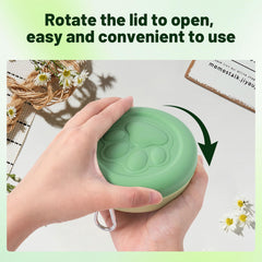 SLSON 2Pack dual-functionality pouch shown beside two treat types for training.