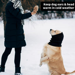 SLSON 3-pack calming hoodie medium size on a dog during thunder for anxiety-friendly use