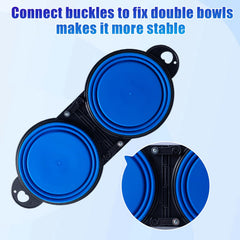 SLSON lock clips stabilize bowls during feeding for spill-free outdoor use.