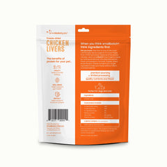 smallbatch Freeze Dried Dog Treats closeup shows single-ingredient liver texture ideal for picky eaters