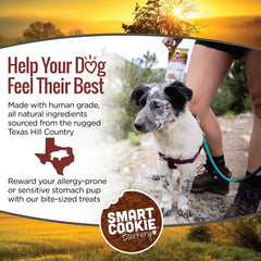 Smart Cookie training treats with Texas-sourced ingredients support wholesome rewards
