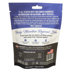 Smart Cookie Trout & Apple treats closeup—soft texture ideal for gentle chewers.