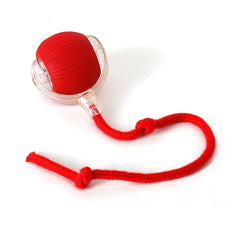 Cat Toy Ball with Tail Rope LED lights boost nighttime visibility.
