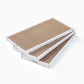 SMARTBEAN Cardboard Scratcher Pad front view highlights a durable double-sided surface for extended play