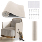 SMARTBEAN cat scratch mat adhesive edge protects furniture with strong grip and easy install.