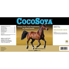 SmartEquine CocoSoya Oil close-up highlighting a lustrous coat and healthy skin