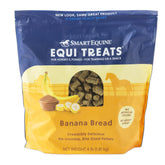 SmartEquine Equi Treats banana bread bag shown for on-the-go rewards.
