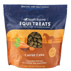SmartEquine Equi Treats base formula with alfalfa and beet pulp for a high-fiber reward