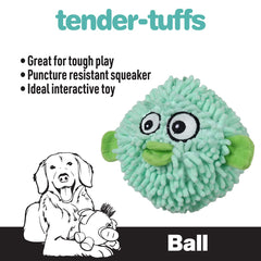 SmartPetLove Snuggle Puppy Tender-Tuffs Ball soft plush ball offers cozy chew sessions