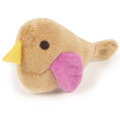 SmartyKat Chickadee Chirp toy front view with battery-powered sounds that spark hunting play.