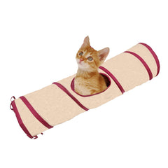 SmartyKat Crackle Chute tunnel folded for easy storage