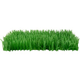 SmartyKat Instincts Meadow Mayhem grass mat, showing indoor hunting-inspired play