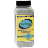 SMELLEZE natural urine odor removal granules in a bag closeup showing odor-control power