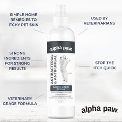 Smiling Paws Pets Advanced Spray fine mist targets minor skin irritations on pets.