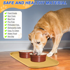 SMILOOL 19x12 mat footprint demonstrates compact fit for most bowls.