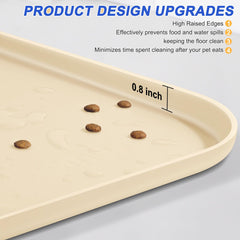 SMILOOL non-slip bottom keeps bowls from sliding during meals.