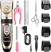 Sminiker Professional cordless grooming clippers with titanium blade for precise pet trimming