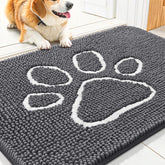 Smiry alfombrilla para perros con chenille suave para mayor comodidad al entrar.