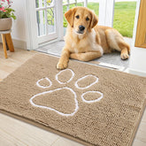 Smiry dog door mat absorbs dirt at the entry, keeping floors clean.