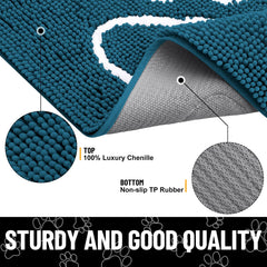 Dirt-trapper design on Smiry mat helps keep entryways cleaner.