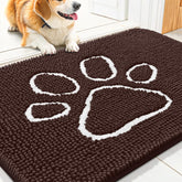 Smiry felpudo para patas de perro, absorbente y práctico en la entrada.