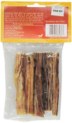 Smokehouse beef pizzle treat package closeup showcases slow-roast flavor and natural ingredients.