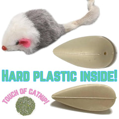 Smokey's Stash catnip-infused mice attract curious cats for hours of entertainment.