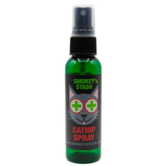 Smokey's Stash catnip spray bottle pour enhances quick play sessions and scent refresh