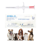 Smoostart universal microchip close-up ISO11784 15-bit tag for reliable pet ID.
