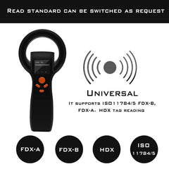 Smoostart universal pet microchip scanner compact design fits busy clinics.
