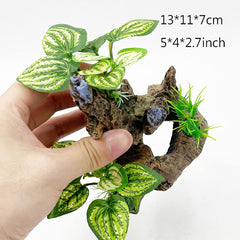 Smoothedo-Pets Betta cave decoration side view shows a natural hideaway for exploration and rest