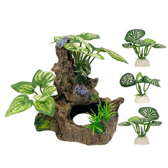 Smoothedo-Pets Betta leaf pad hammock front view offers a cozy hiding spot for Bettas