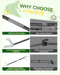 SMOQIO snake grabber tool locking jaws close-up highlights secure containment