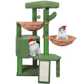 Smouatou Wang Xin three-layer cat tree top platform offers cozy vantage point for sunlit naps.