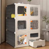 SNAAT Cat Cage indoor-outdoor setup enables versatile play and safe containment.
