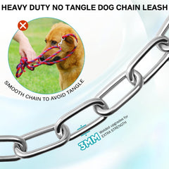 Snagle Paw 360 swivel hook prevents tangles during dog play outside.