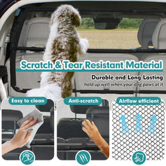Snagle Paw anti-scratch breathable mesh resists pawing and promotes air flow for comfort