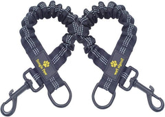 Snagle Paw bungee leash extension extended to 16-24in with shock-absorbing reach for smoother walks