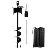 Snagle Paw dog tie-out stake with lock-cap keeps the stake upright in soil.