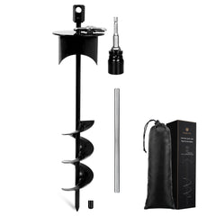 Snagle Paw dog tie-out stake with lock-cap keeps the stake upright in soil.