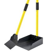 Snagle Paw pooper scooper with adjustable handle extended for tall pet parents, no bending required