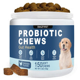 SnazFirst dog probiotics chews chicken packaging makes daily supplementation easy.