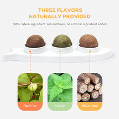 Snow Pet Magic white wall ball on wall showing 360-degree rotation for interactive fun.