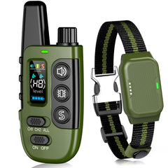 Snsng Shock Collar remote control enables long-range training up to 1,600 feet.