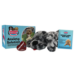 Snuggle Puppy heartbeat close-up showing real-feel pulse to comfort anxious dogs.