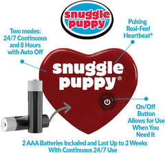 Snuggle Puppy noise-relief toy used during fireworks or storms to reduce stress