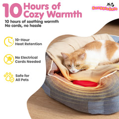Snugglesafe Original heat pad waterproof cover displayed for durable, easy cleaning.