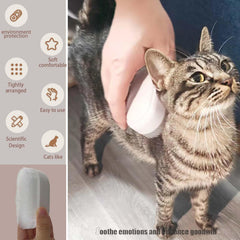 Soarexcelyy Soft Fur Cat Brush shows tongue-like bristles delivering stress-free grooming sessions.